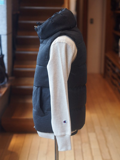 VOLUME NECK DOWN VEST：ダウンベスト/The DUFFER of ST.GEORGE