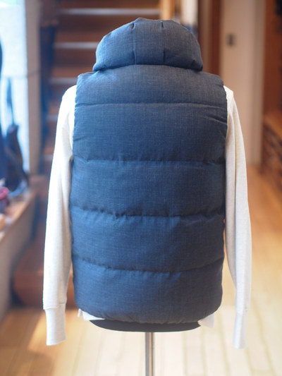 VOLUME NECK DOWN VEST：ダウンベスト/The DUFFER of ST.GEORGE