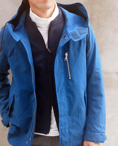 ハイカウントウェザーショートモッズブルゾン/MEN’S MELROSE(メンズメルローズ)