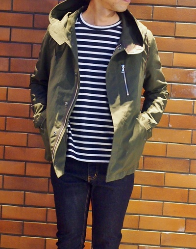 ハイカウントウェザーショートモッズブルゾン/MEN’S MELROSE(メンズメルローズ)