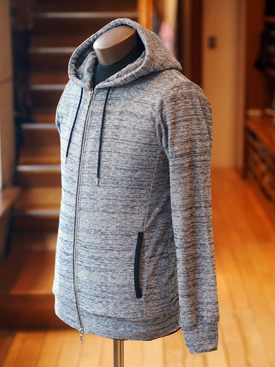 ミックスパイルパーカー/MENS MELROSE