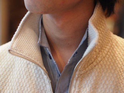 ストレッチチドリ2WAYシャツ/メンズメルローズ(MENS MELROSE)