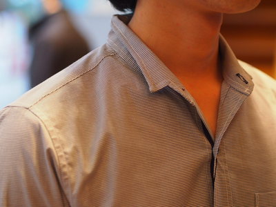 ストレッチチドリ2WAYシャツ/メンズメルローズ(MENS MELROSE)