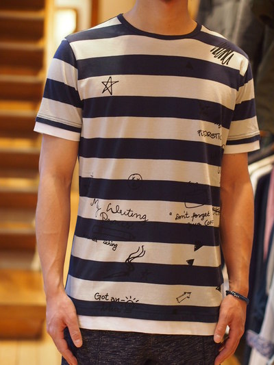HAMKI-HO等予約会よりおすすめPart.5HAMAKI-HO 落書き風プリントTシャツ