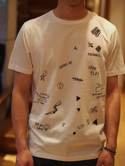 HAMKI-HO等予約会よりおすすめPart.5HAMAKI-HO 落書き風プリントTシャツ