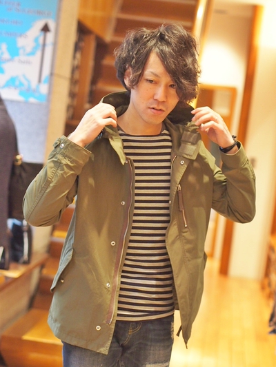 ウォータープルーフショートモッズコート/MEN’S MELROSE