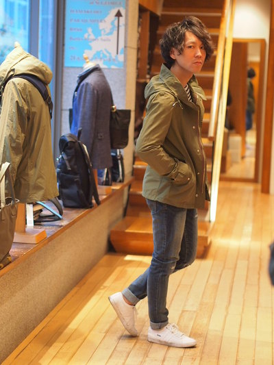 ウォータープルーフショートモッズコート/MEN’S MELROSE