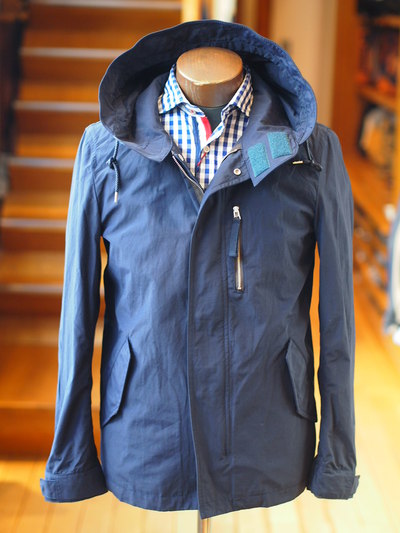 ウォータープルーフショートモッズコート/MEN’S MELROSE