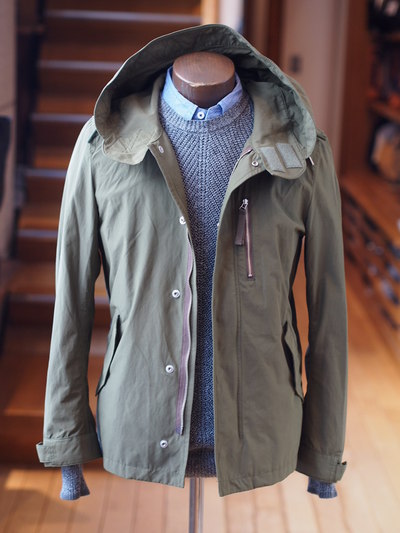 ウォータープルーフショートモッズコート/MEN’S MELROSE