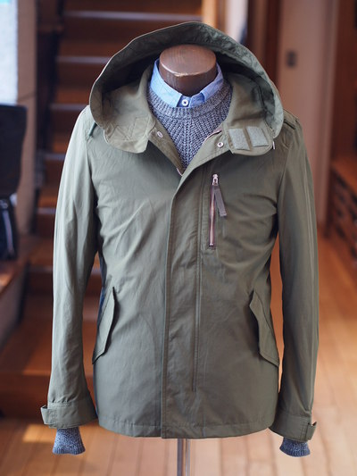 ウォータープルーフショートモッズコート/MEN’S MELROSE