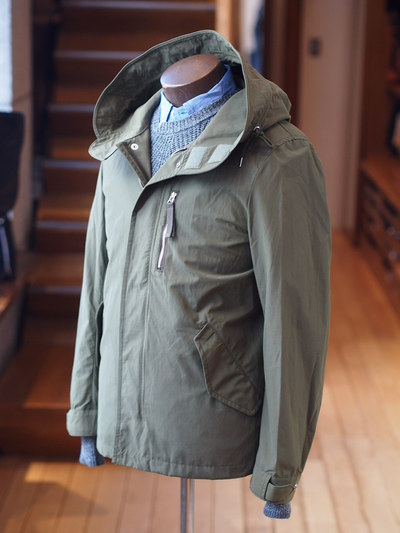 ウォータープルーフショートモッズコート/MEN’S MELROSE