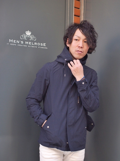 ウォータープルーフショートモッズコート/MEN’S MELROSE