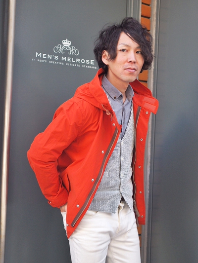 ウォータープルーフショートモッズコート/MEN’S MELROSE