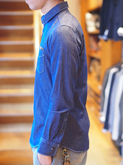 シャンブレーツイルシャツ/メンズメルローズ(MENS MELROSE)
