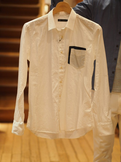 シャンブレーツイルシャツ/メンズメルローズ(MENS MELROSE)