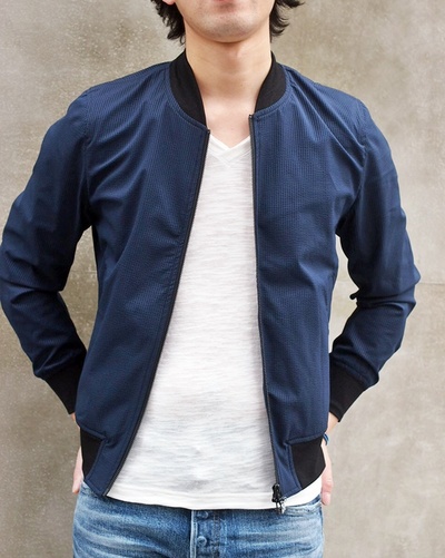 エバレットストライプMA-1ブルゾン/MEN’S MELROSE