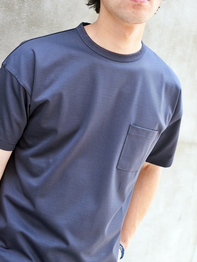 カルゼニットドロップショルダーTシャツ/MEN’S MELROSE