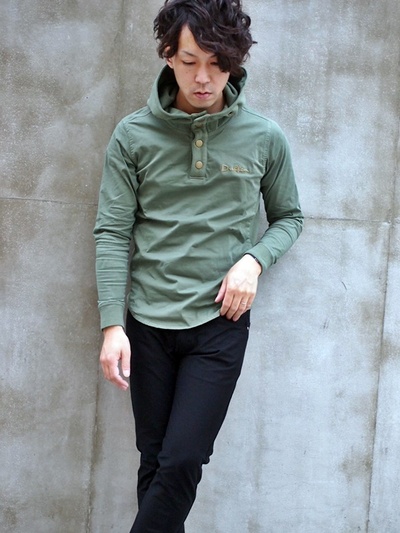 PULLOVER PARKA：ハイネック プルオーバーパーカー/The DUFFER of ST.GEORGE