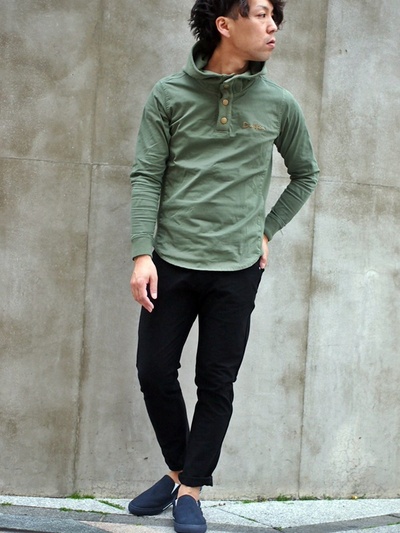 PULLOVER PARKA：ハイネック プルオーバーパーカー/The DUFFER of ST.GEORGE