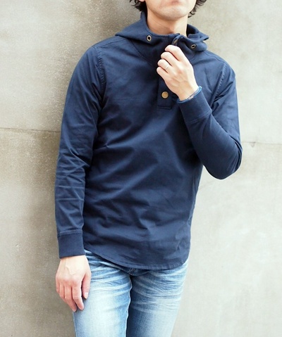 PULLOVER PARKA：ハイネック プルオーバーパーカー/The DUFFER of ST.GEORGE