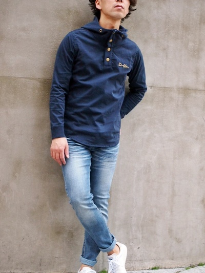 PULLOVER PARKA：ハイネック プルオーバーパーカー/The DUFFER of ST.GEORGE