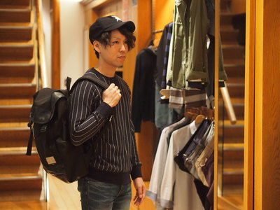 【MEN’S NON-NO８月号掲載】Russell Athletics×MEN’SMELROSE ストライプスウェット