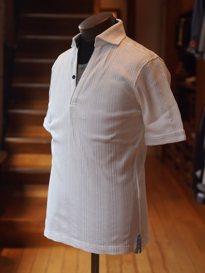 ランダムテレコスキッパーカットソー/MENS MELROSE