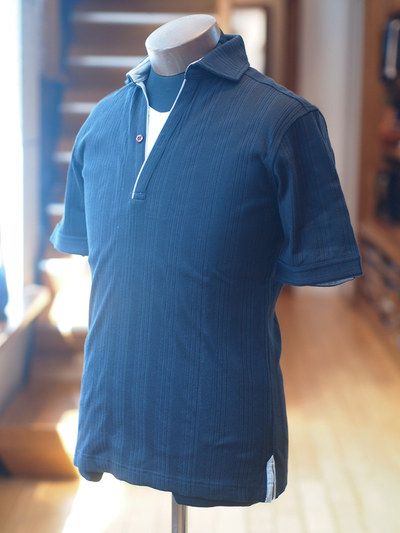 ランダムテレコスキッパーカットソー/MENS MELROSE