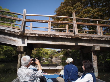 狆のユウ君　おじいちゃんのふるさとへ行く♪　柳川下りを体験！