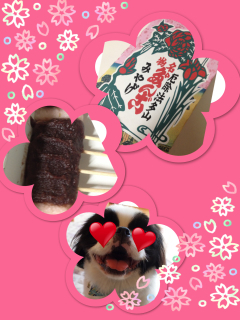 ラッキー♪*\(^o^)/*　法多山の桜だんごようやくゲッツ！（笑）