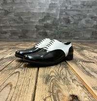 TRAVEL SHOES by chausser / ストレートチップBLACK × WHITE