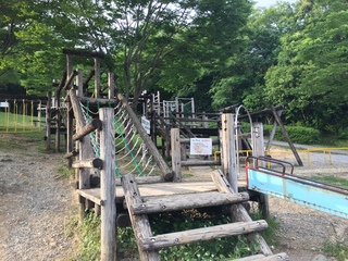 都田公園でブランコ♪