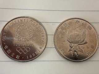 オリンピック記念硬貨(#^.^#)