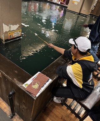 道頓堀の釣り堀(/・ω・)/