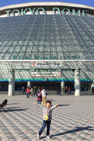 初☆東京ドーム(￣Д￣)ﾉ
