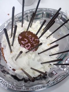 先月のケーキ