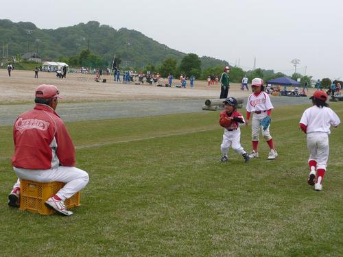 グランドに入ったら選手である