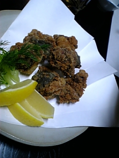 スッポンのお刺身とメチャウマ！から揚げ