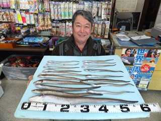 アナゴ：２ヶ所の釣果！