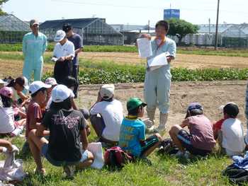 9月5、6日　どろんこ教室　野球練習試合の応援