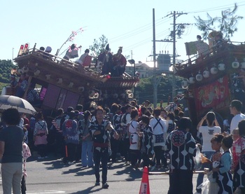 10月8，9，10日　お祭り