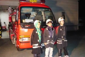 11月10日　消防車で防火広報