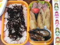 今日のお弁当