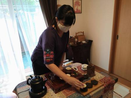 感激！！中国茶体験(*^-^*)
