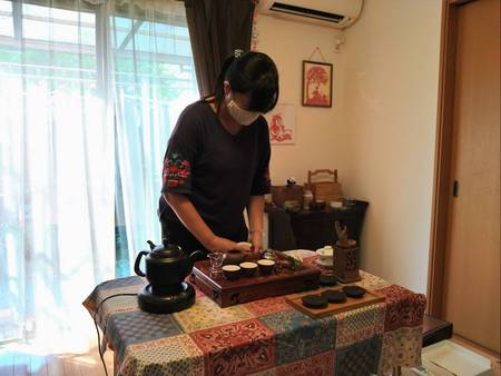 感激！！中国茶体験(*^-^*)