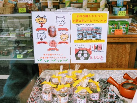 新商品「まねき猫チャトランお茶の芽ファミリーパック」春分の日の今日発売(*^-^*)