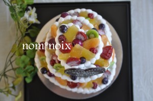 ミニチュアウエディングケーキ♪３段ハート