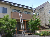 2階テラス工事… 2011/05/25 12:20:51