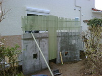 目隠し工事… 2011/03/21 12:35:30