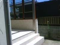 A様邸ガーデンルーム工事 2010/08/05 14:20:23